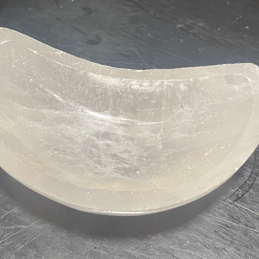 Translucent Curved Decorative Bowl